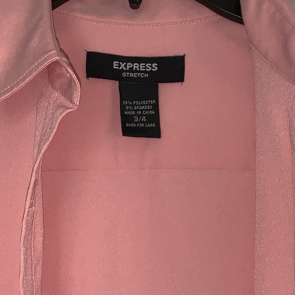 Like New Express Button Down Blouse - Picture 2 of 9